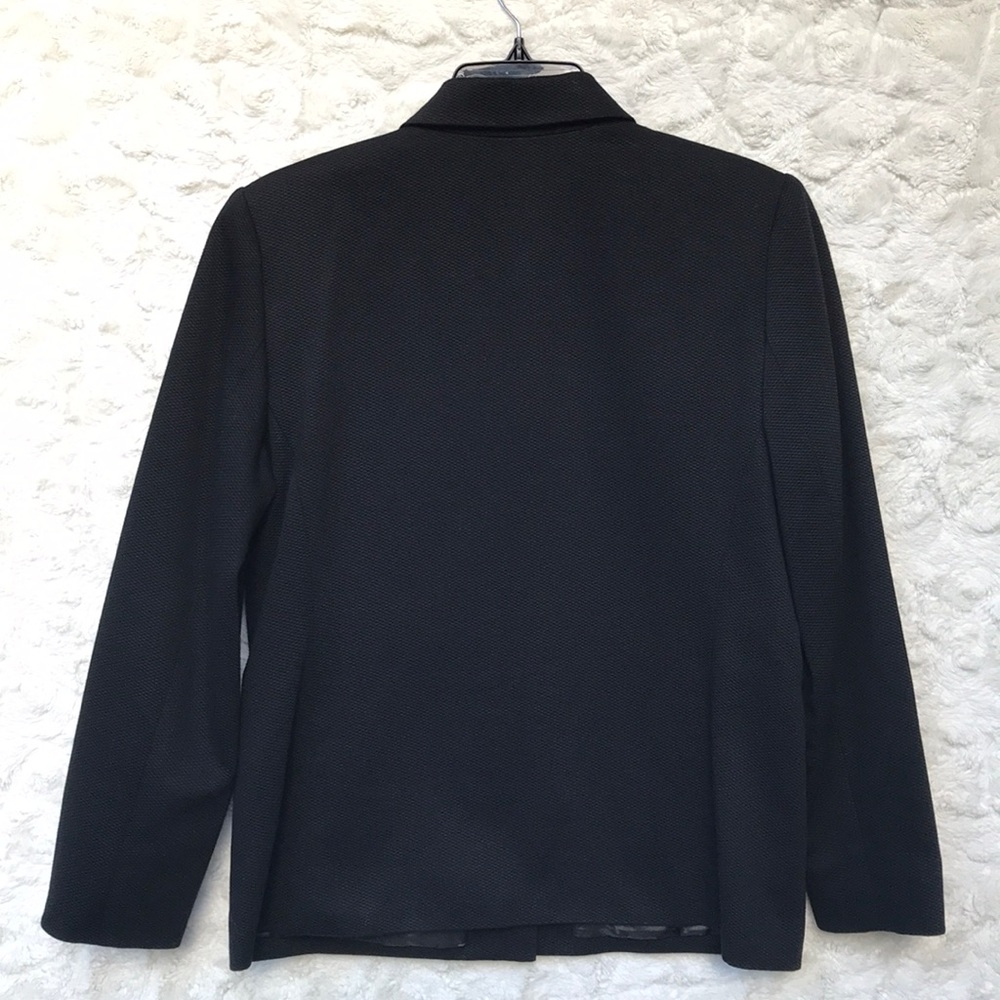 Euc Pendleton Black Buttoned Jacket Sz8 - image 5